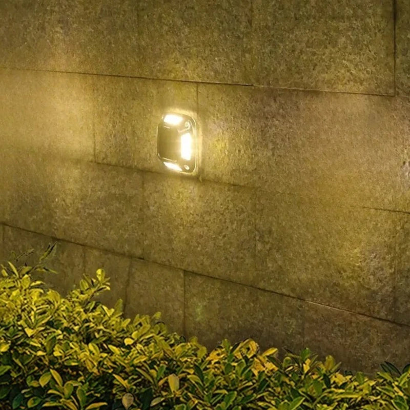 1PCS 8 Leds Solar Ground Light Solar Light Waterproof Warm Light Solar Garden Lamp Outdoor Courtyards Driveway Marker Light
