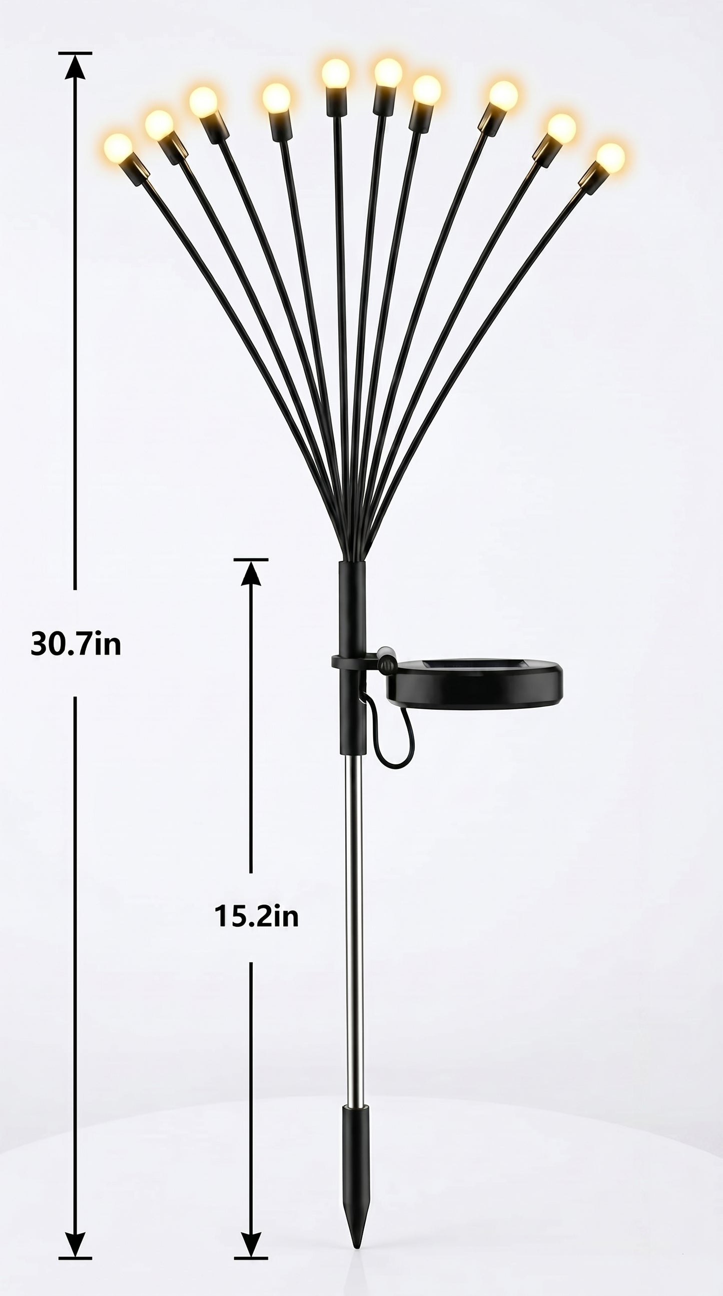 Aura-Wisp – Kinetic Firefly Solar Garden Lights