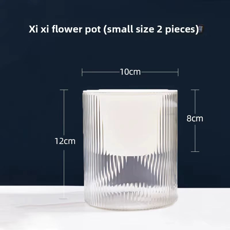 Automatic Water-Absorbing Lazy Green Radish Flower Pot, Water Storage Transparent Plastic Flower Pot, Special for Green Radish P
