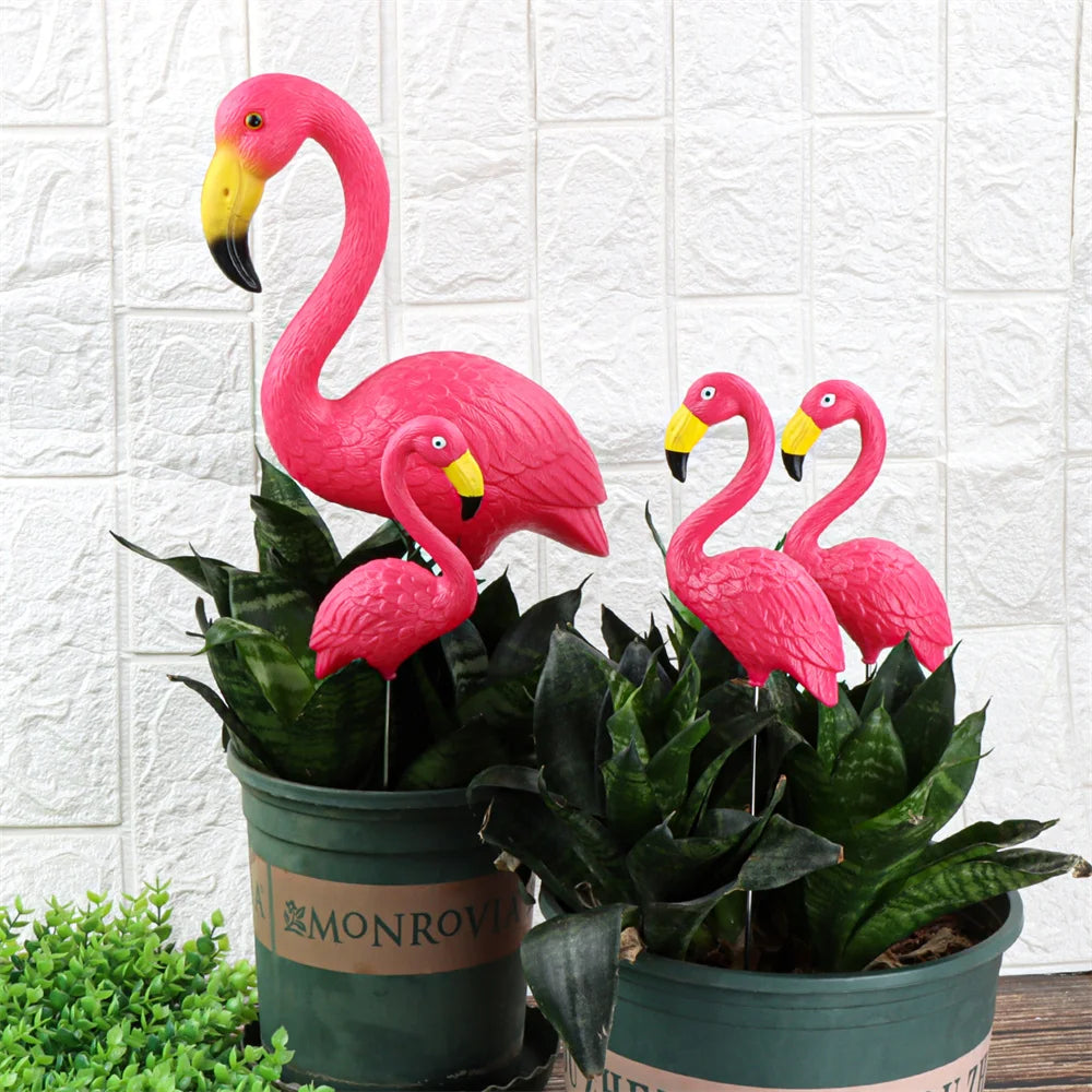 Aura-Plume – Architectural Flamingo Garden Sculpture