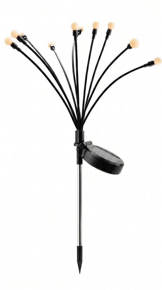 Aura-Wisp – Kinetic Firefly Solar Garden Lights