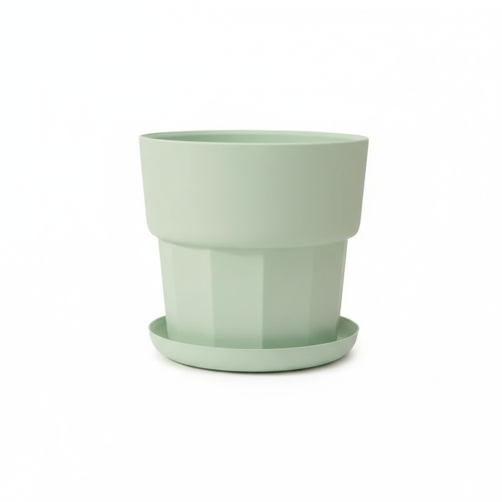 Minimalist Fluted Column Planter