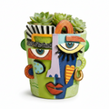 Cubist Expression Abstract Face Planter