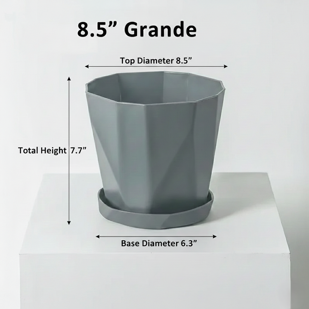 Geometric Facet Garden Planter