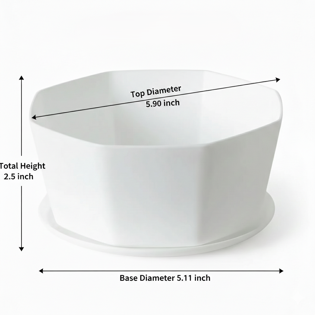 Octa-Bloom Planter | Premium Large Caliber Geometric Pot