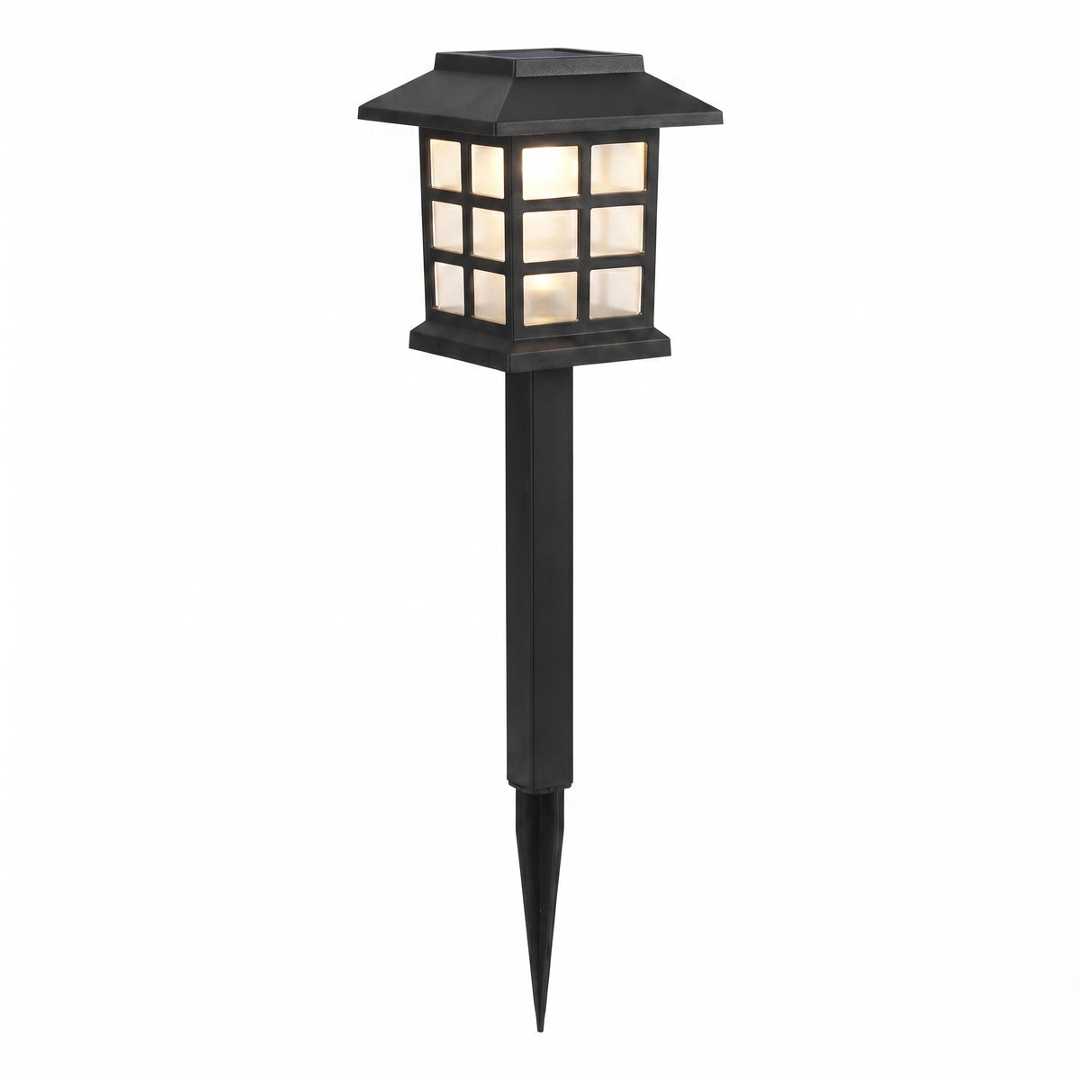 Aura-Mosaic – Patterned Solar Pathway Lights (8-Pack)