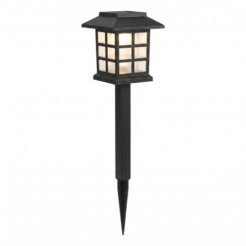 Aura-Mosaic – Patterned Solar Pathway Lights (8-Pack)
