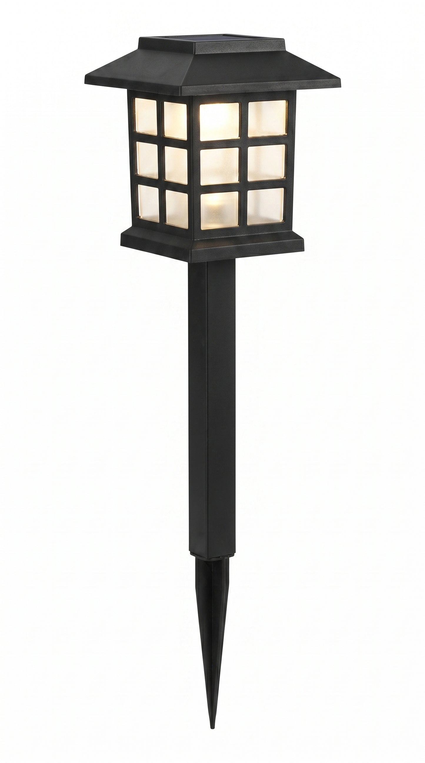 Aura-Mosaic – Patterned Solar Pathway Lights (8-Pack)