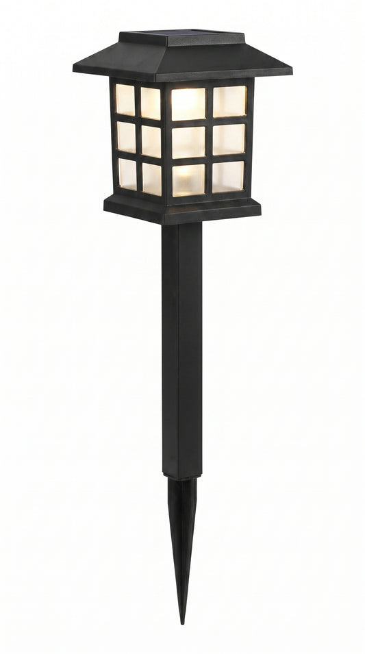 Aura-Mosaic – Patterned Solar Pathway Lights (8-Pack)