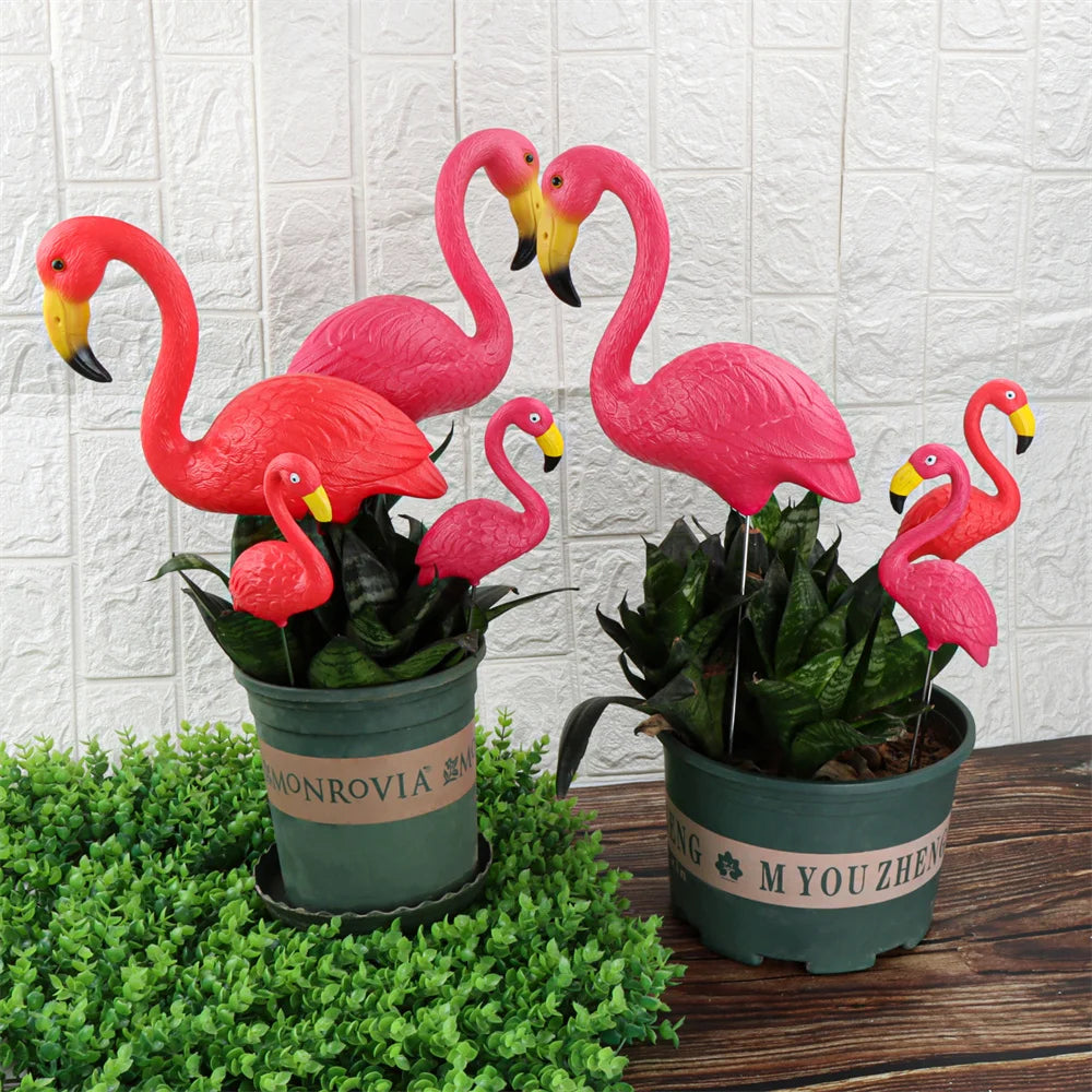 Aura-Plume – Architectural Flamingo Garden Sculpture