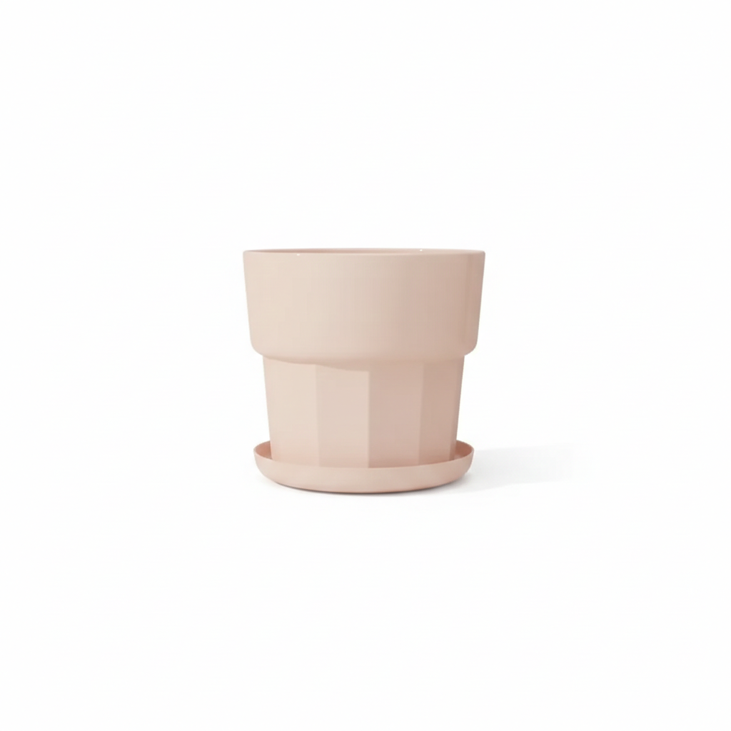 Minimalist Fluted Column Planter