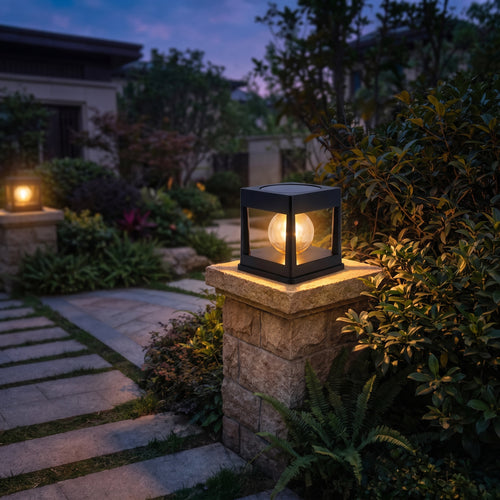 2-in-1 Architectural Solar Column & Pathway Light