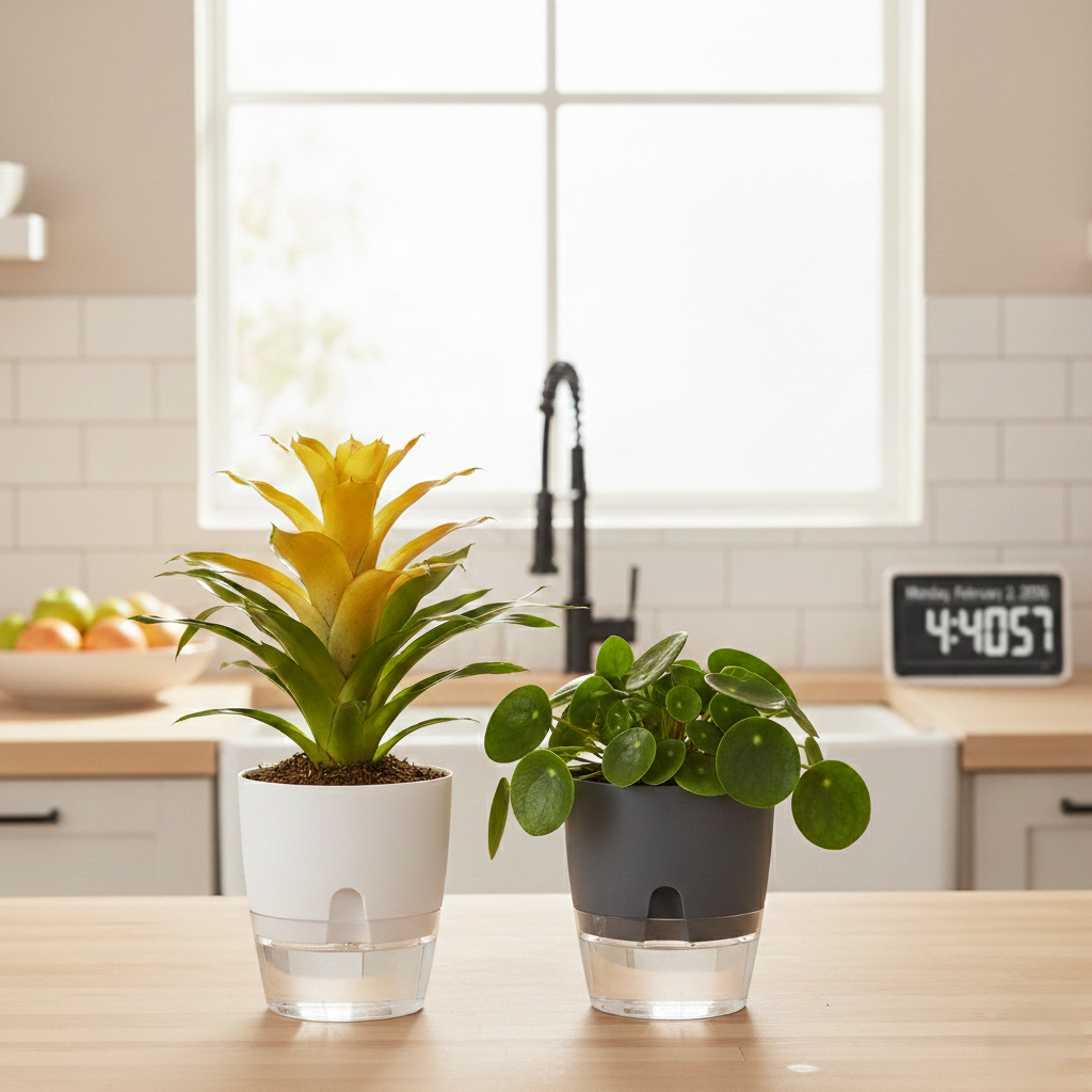 Hydro-Port Planter | Self-Watering Pot with Easy-Fill Access