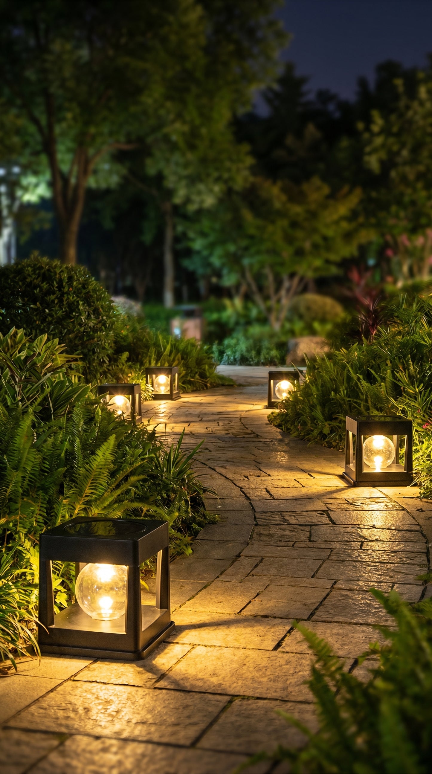 2-in-1 Architectural Solar Column & Pathway Light