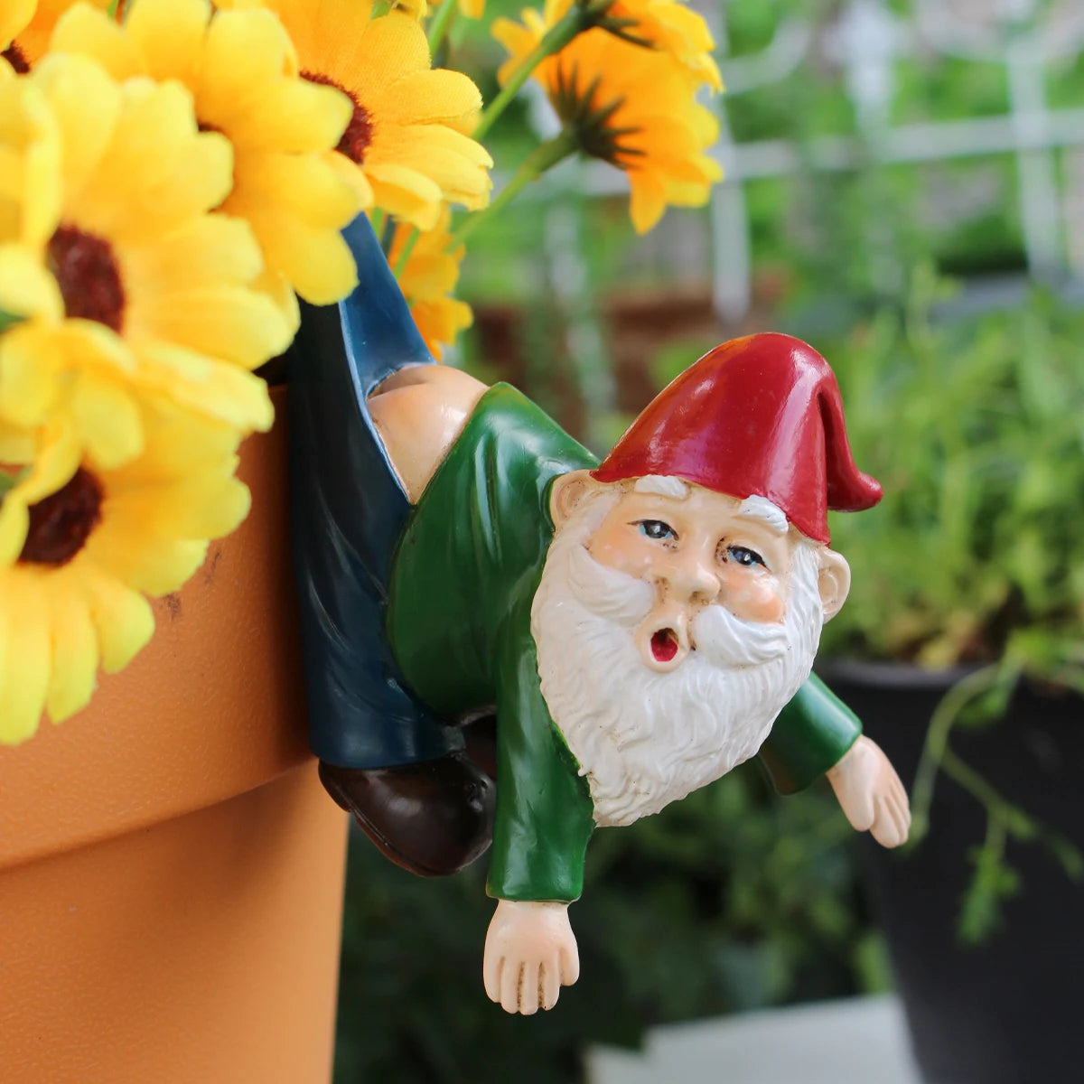 Aura-Tumble – Whimsical Mischief Garden Sculpture