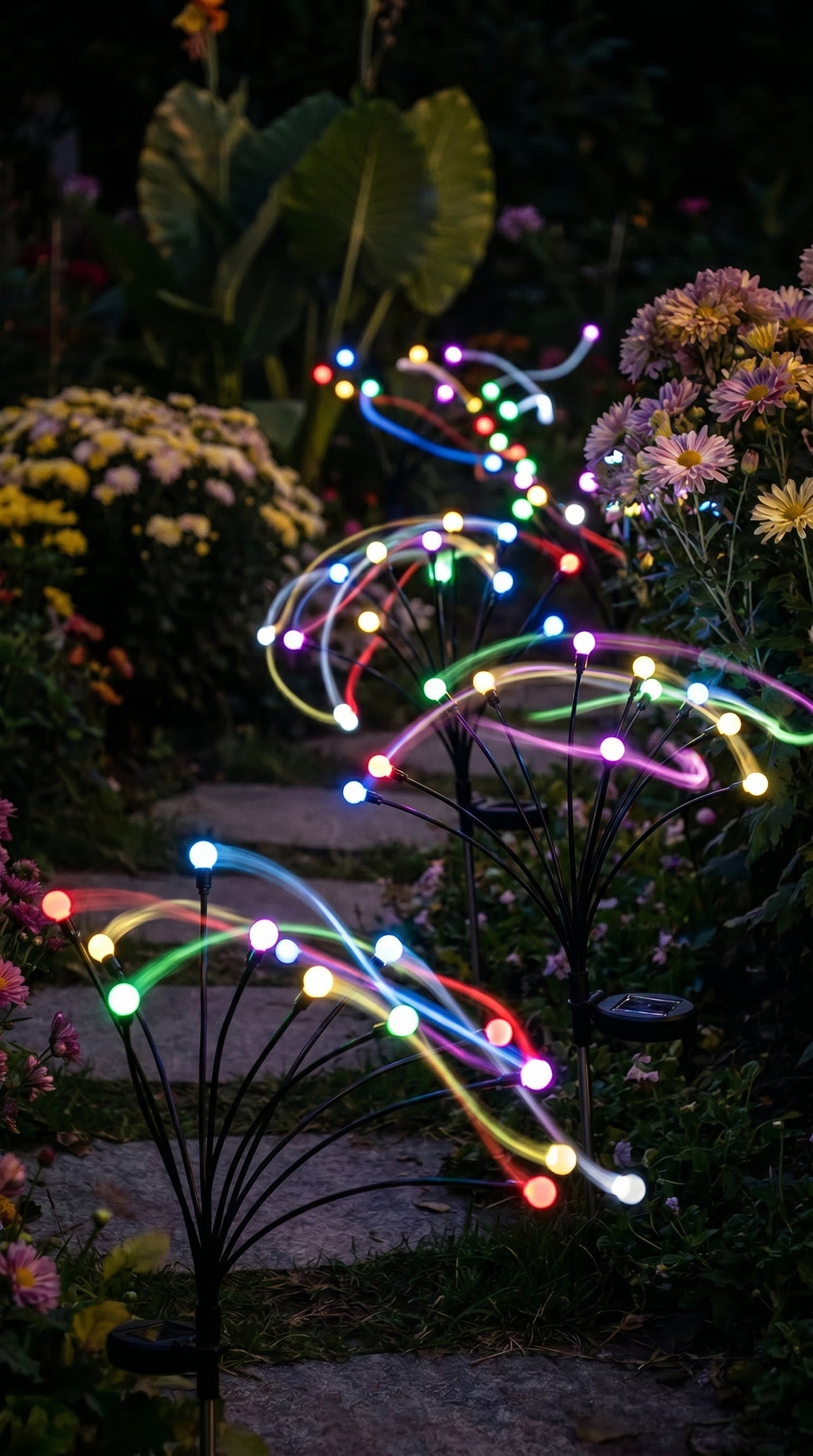 Aura-Wisp – Kinetic Firefly Solar Garden Lights