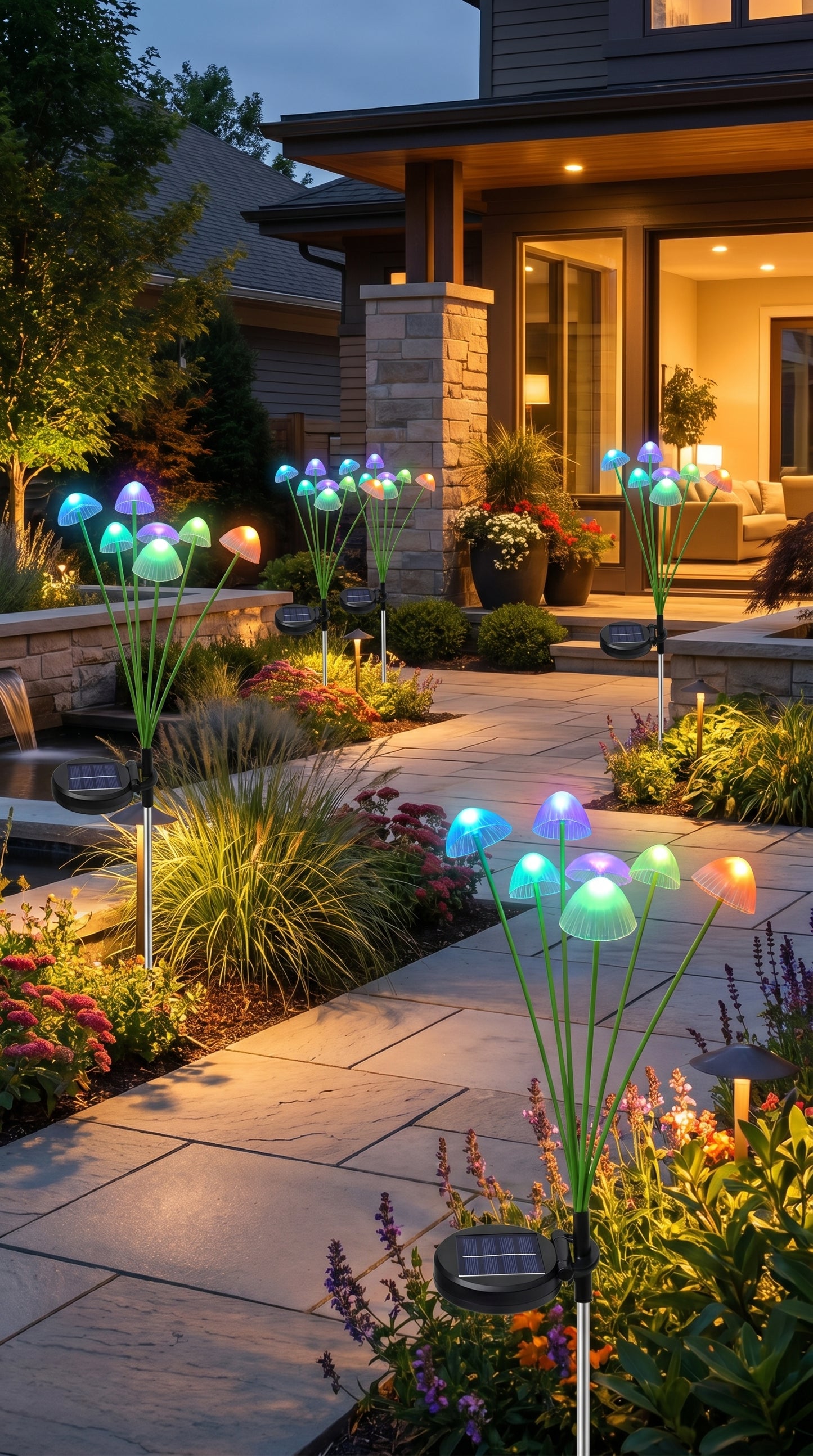 Aura-Mycelia – Kinetic Dual-Mode Solar Landscape Lights