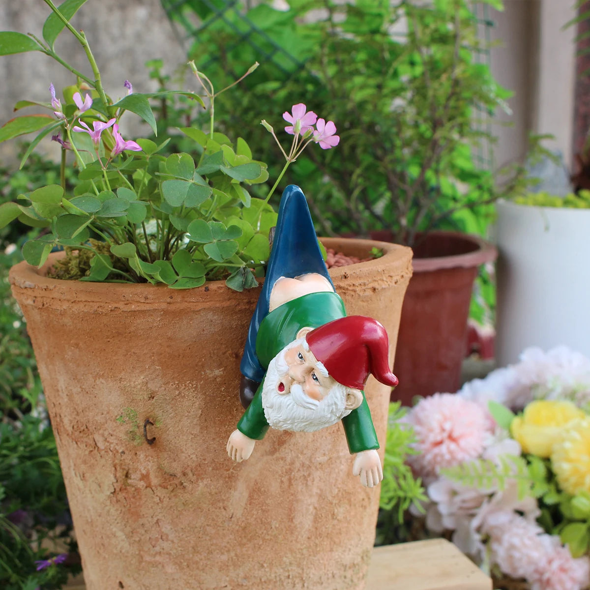 Aura-Tumble – Whimsical Mischief Garden Sculpture