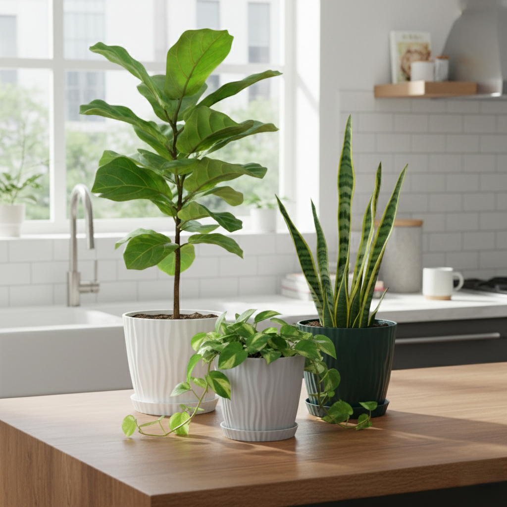 High Waist Water Ripple Planter