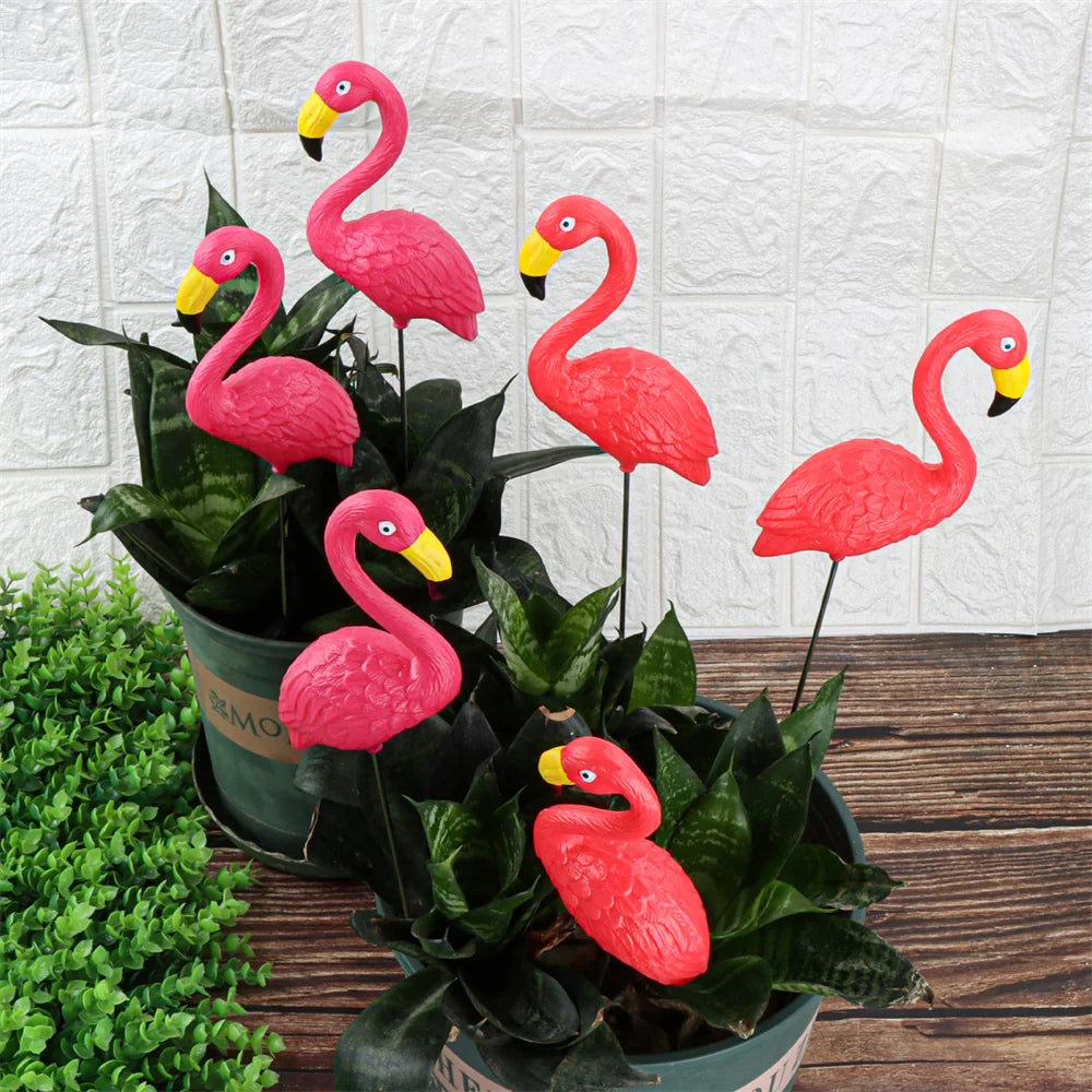 Aura-Plume – Architectural Flamingo Garden Sculpture