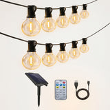Vesper-Glow – Hybrid Solar & USB Globe String Lights