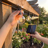 Vesper-Glow – Hybrid Solar & USB Globe String Lights