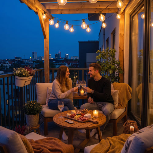 Vesper-Glow – Hybrid Solar & USB Globe String Lights