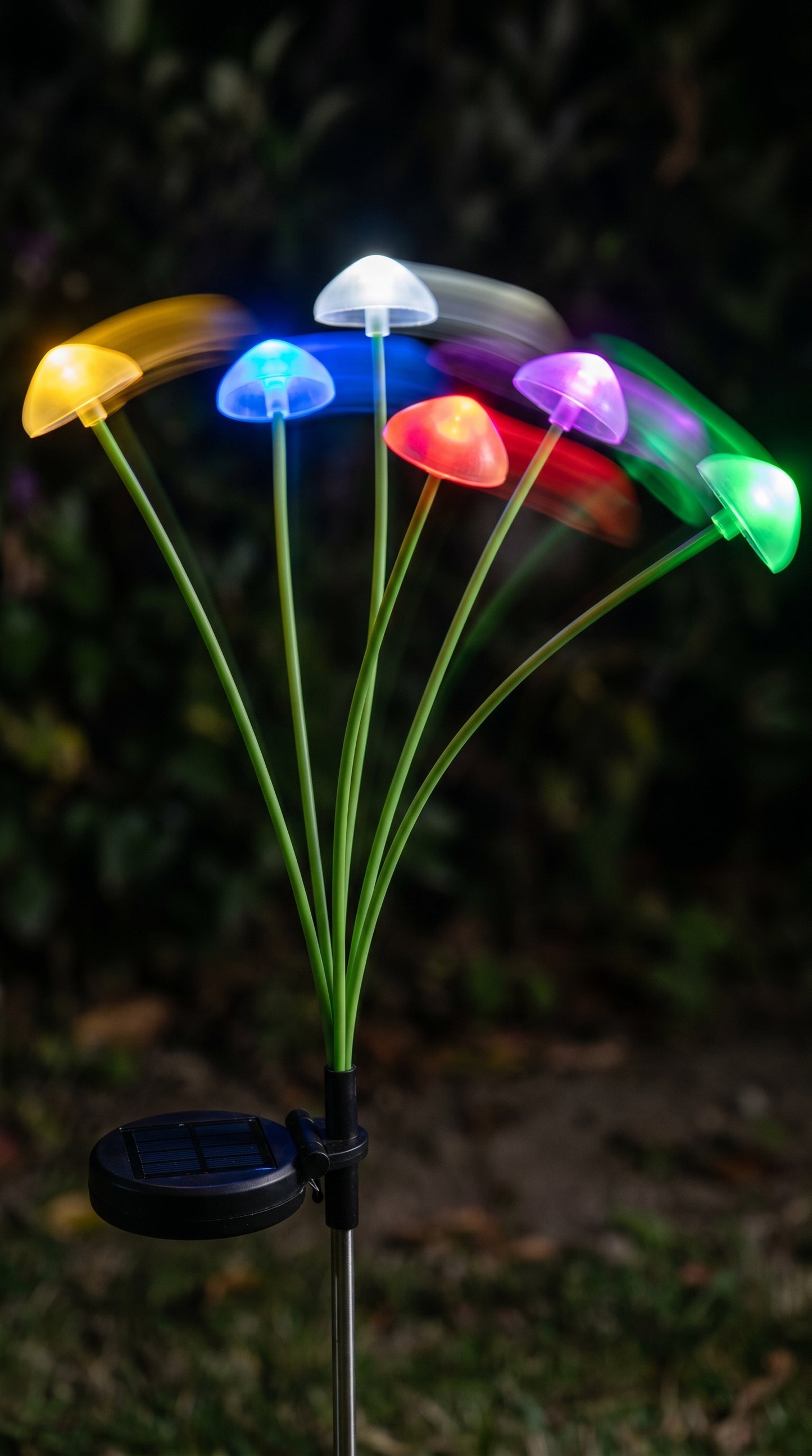 Aura-Mycelia – Kinetic Dual-Mode Solar Landscape Lights