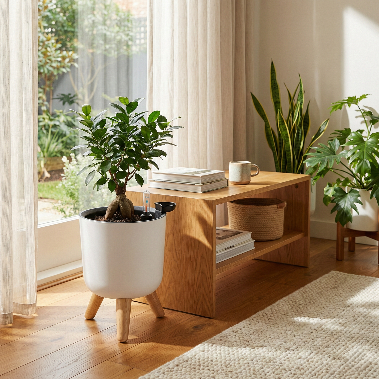 Vista-Step Elevated Self-Watering Planter with Scandi-Stand