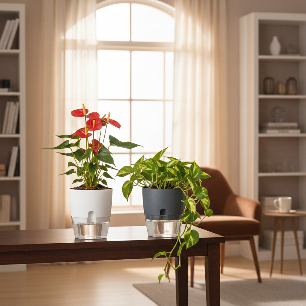 Hydro-Port Planter | Self-Watering Pot with Easy-Fill Access