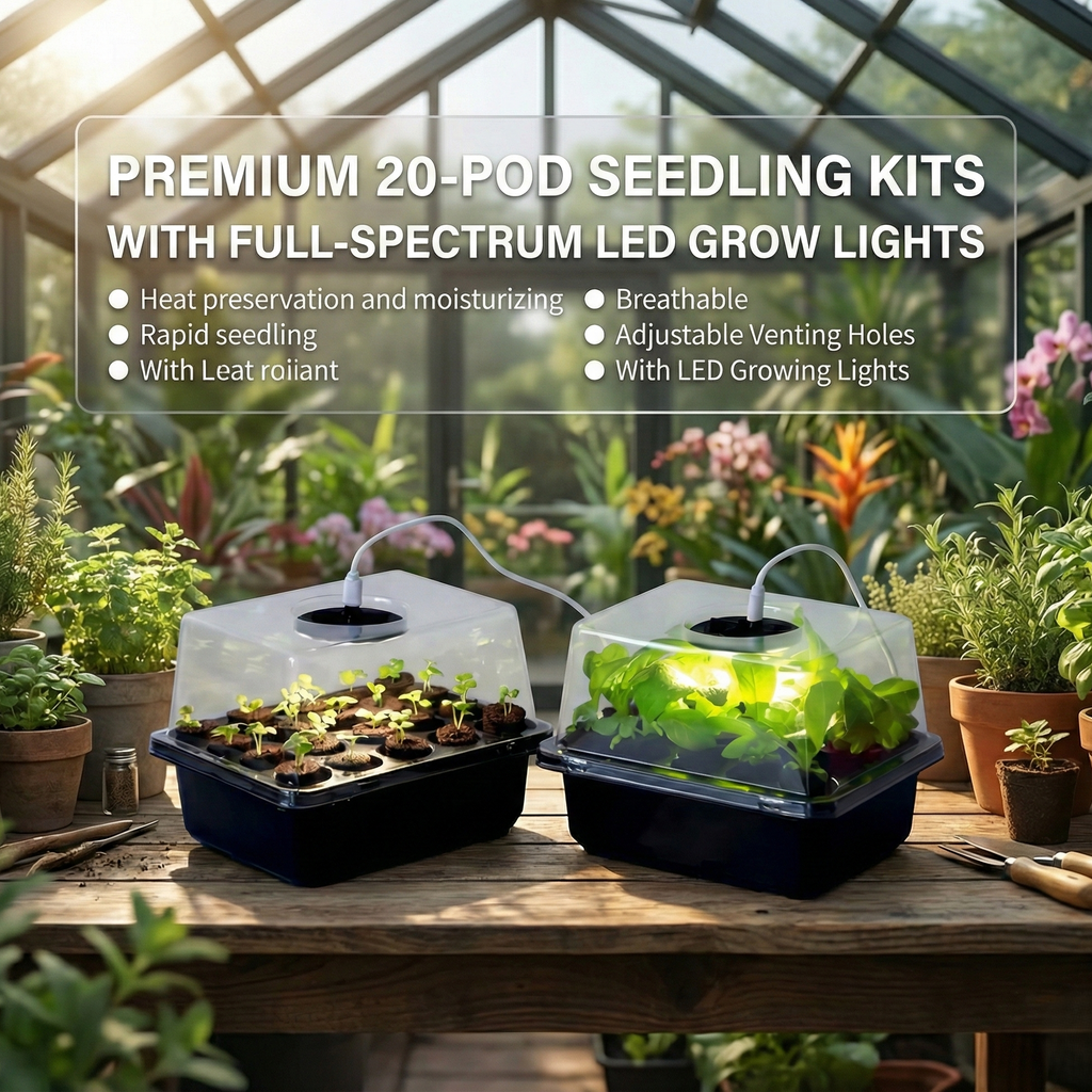 Botaniche Pro Grow+ | 20-Cell Smart Hydroponic Indoor Garden