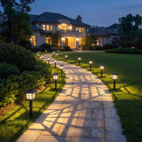Aura-Mosaic – Patterned Solar Pathway Lights (8-Pack)