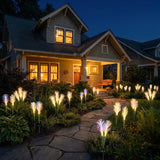 Reed-Aura – Architectural Fiber Optic Landscape Sculpture