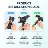 Aura-Zenith – Precision Architectural Solar Spotlight