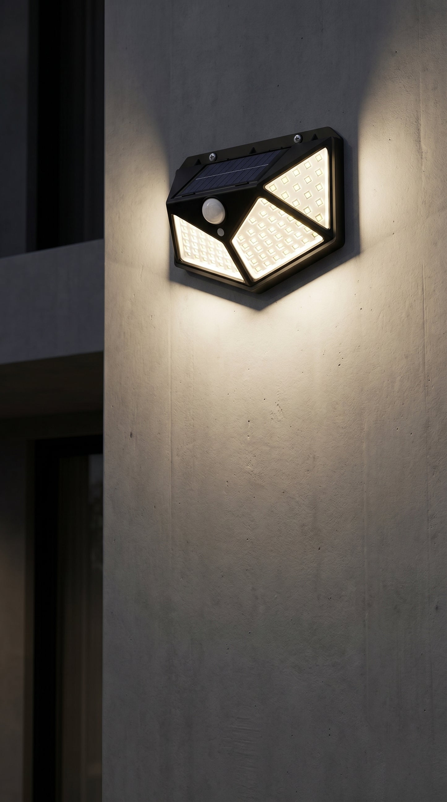 Aura-Sconce – Architectural Dimmable Solar Wall Light