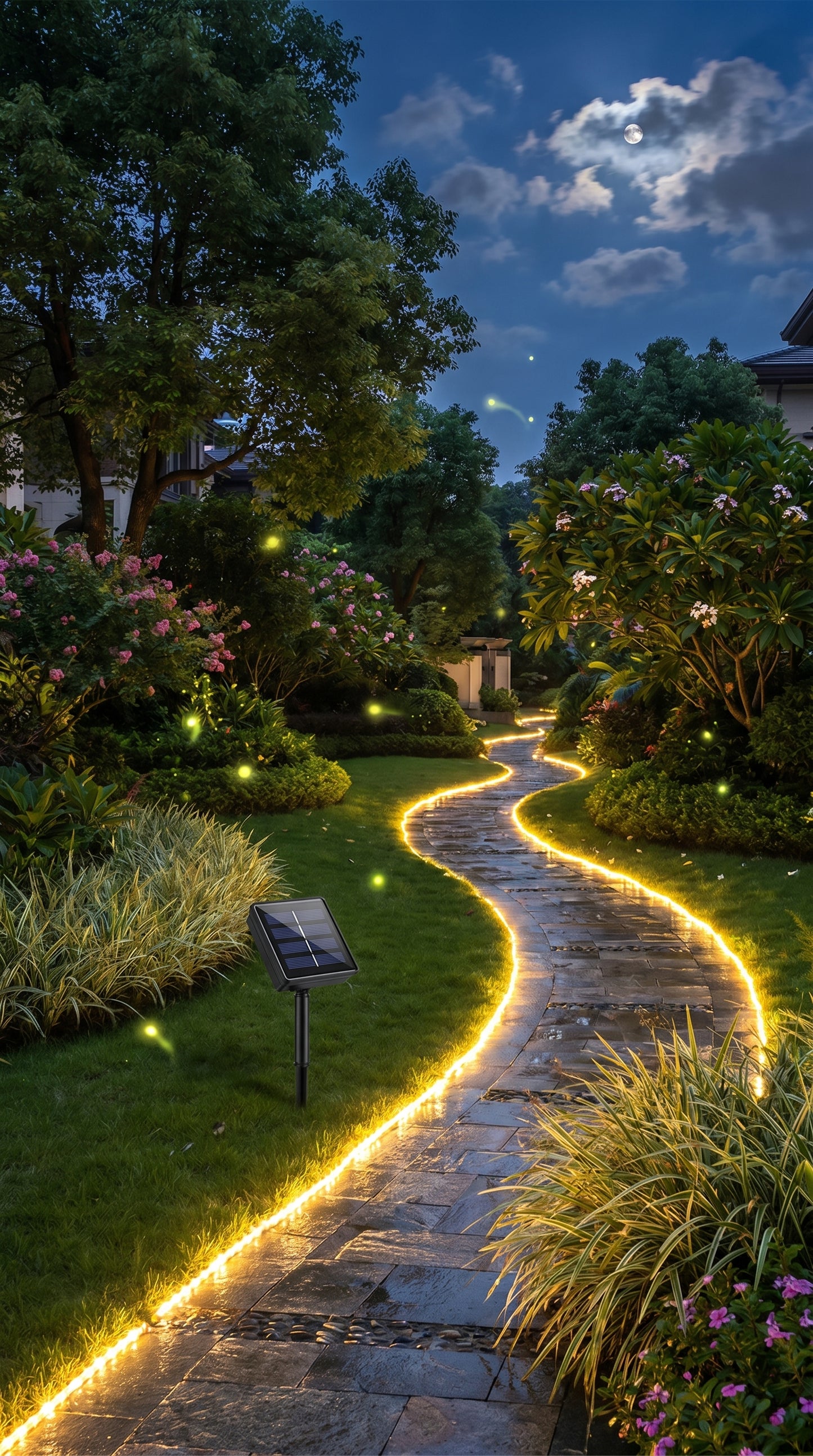 Aura-Glisten – Architectural Solar Fairy Lights