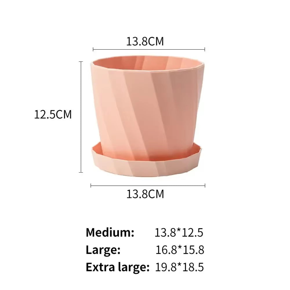 Modern Facet Breathable Planter