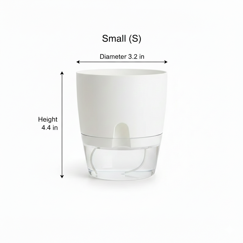 Hydro-Port Planter | Self-Watering Pot with Easy-Fill Access