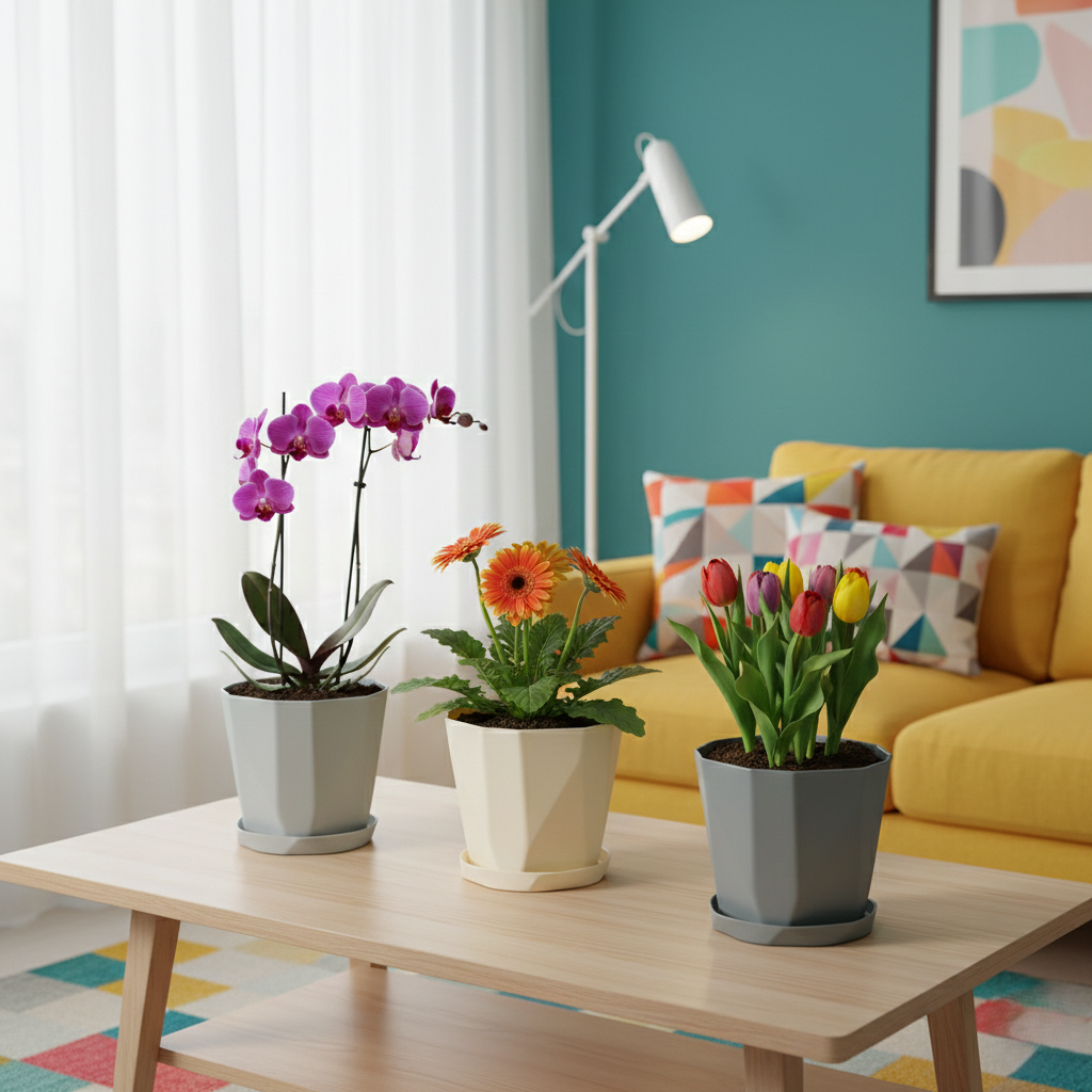 Geometric Facet Garden Planter