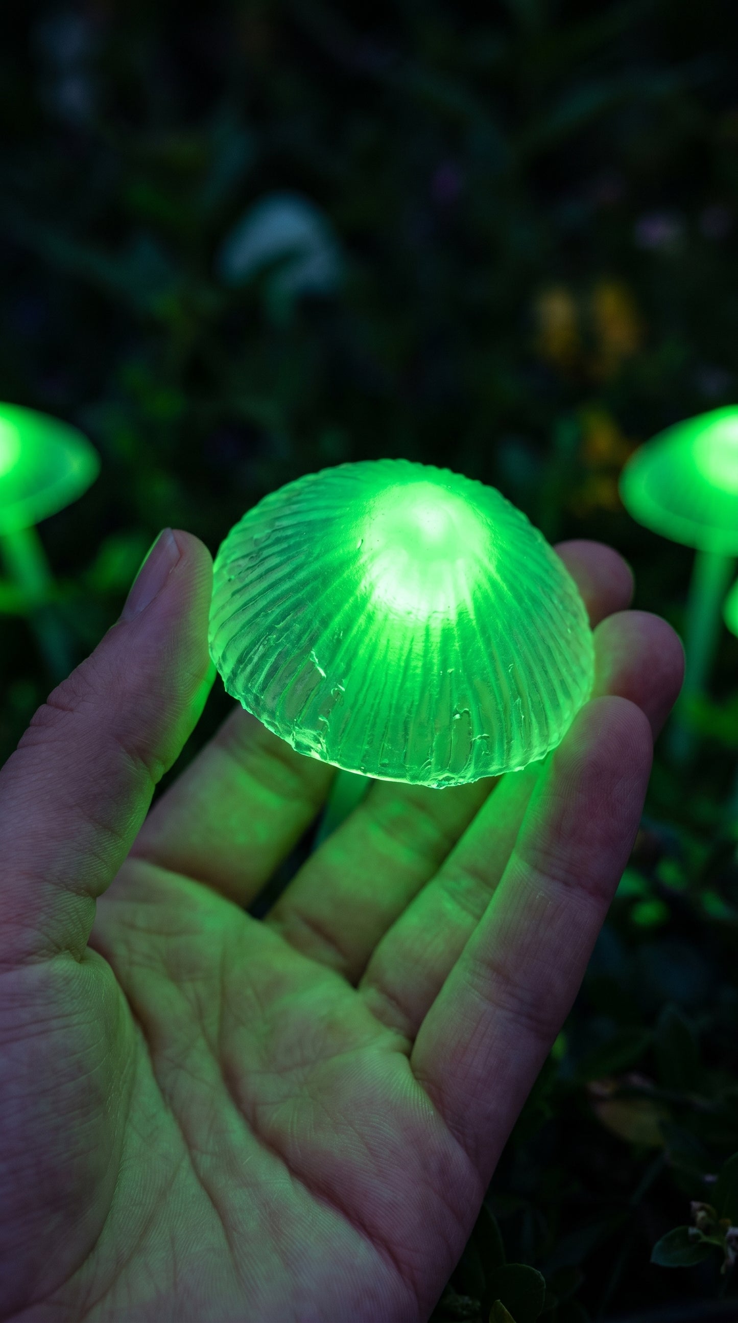 Aura-Mycelia – Kinetic Dual-Mode Solar Landscape Lights