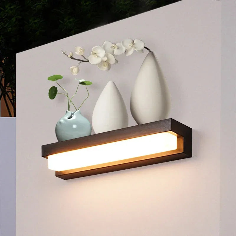 LED Outdoor Solar Wall Lights Waterproof Solar Light Balcony Villa Doorway Courtyard Walled Lighting Fence Decor Solar Lamp