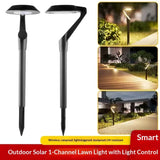 2Pc Solar Energy Saving Lamp Super Bright Solar Lawn Lamp Waterproof Household Garden Villa Courtyard LED Solar Lamp