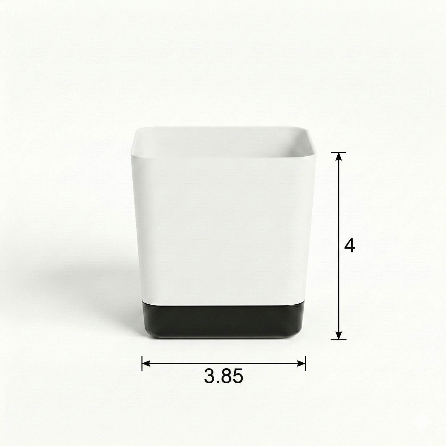 Vista Self-Watering Pots | 5-Pack Modern Planters with Clear Reservoir