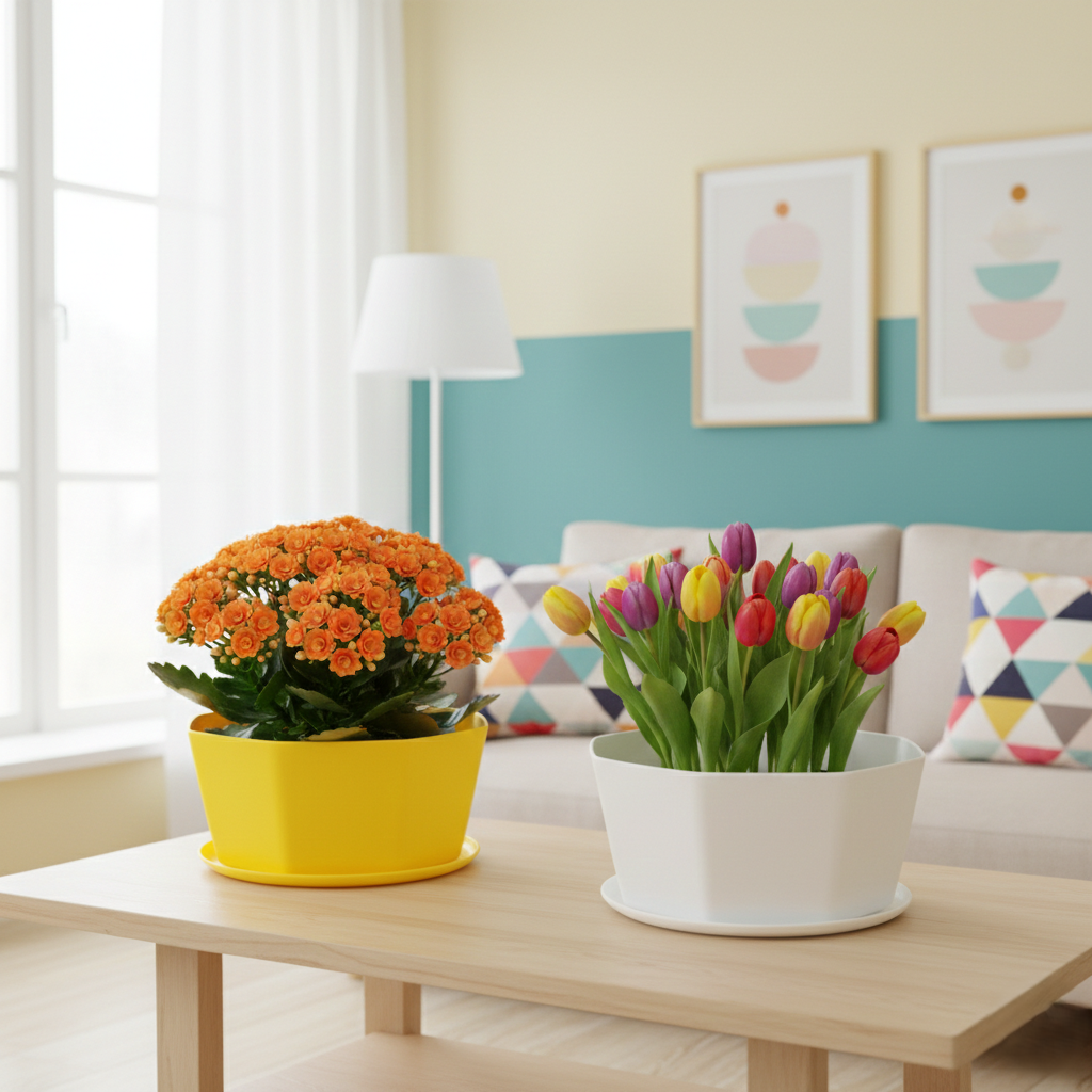 Octa-Bloom Planter | Premium Large Caliber Geometric Pot