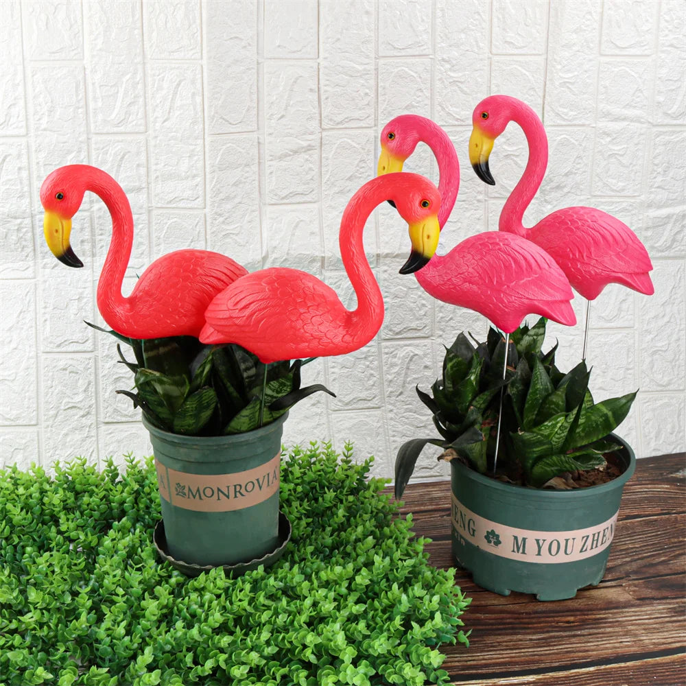 Aura-Plume – Architectural Flamingo Garden Sculpture