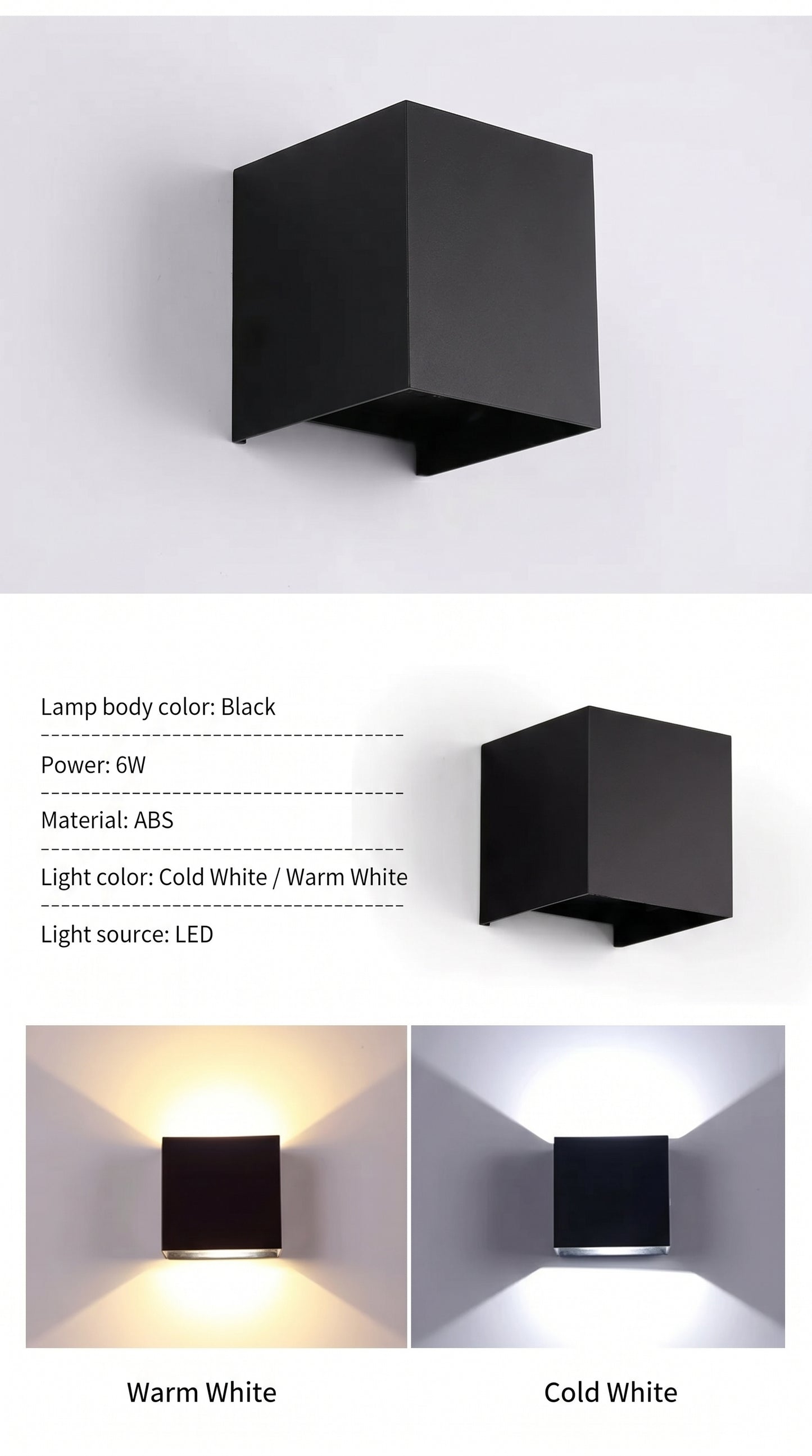 Aura-Beam – Modern Architectural Cube Light