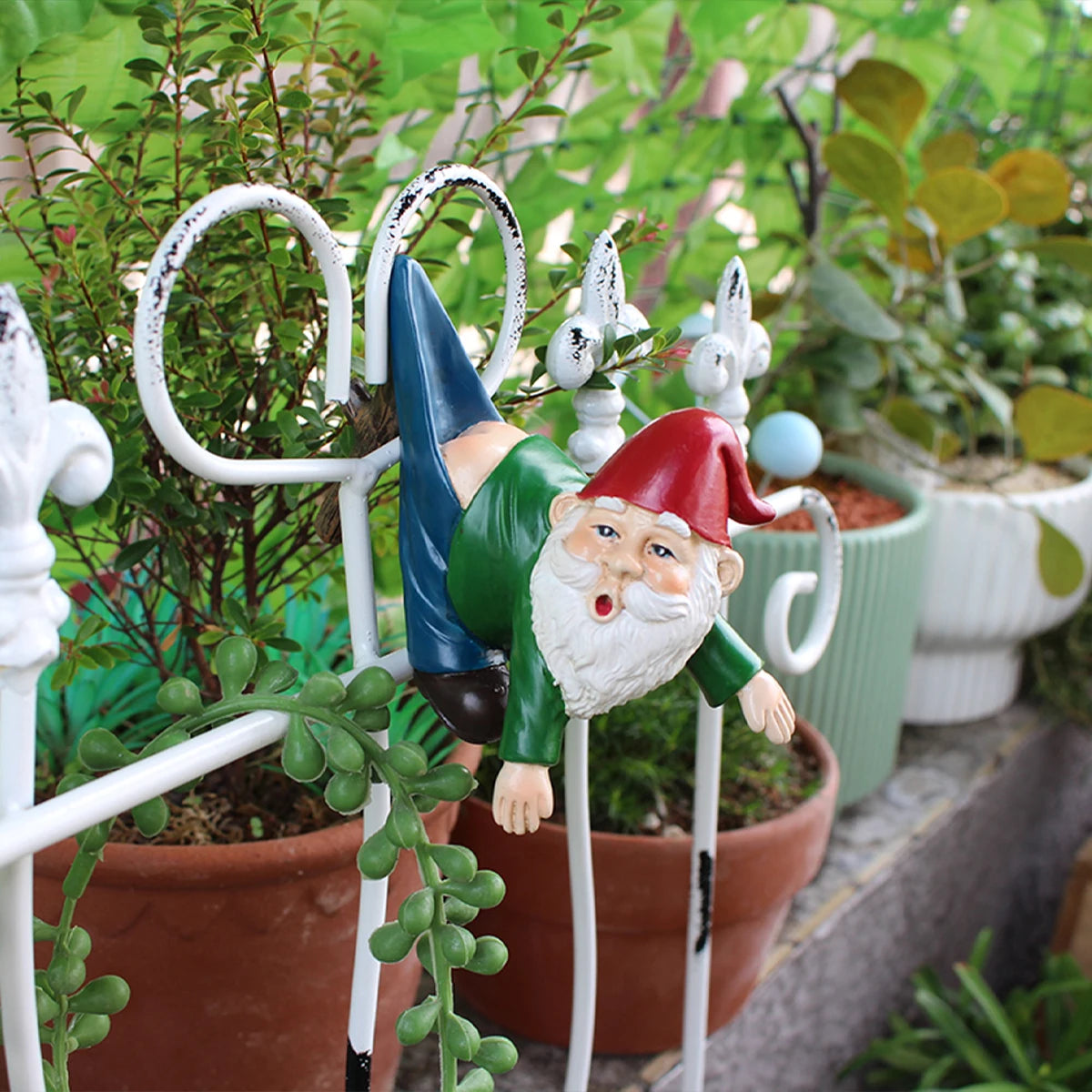 Aura-Tumble – Whimsical Mischief Garden Sculpture