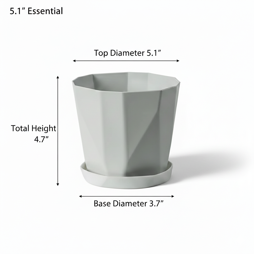 Geometric Facet Garden Planter