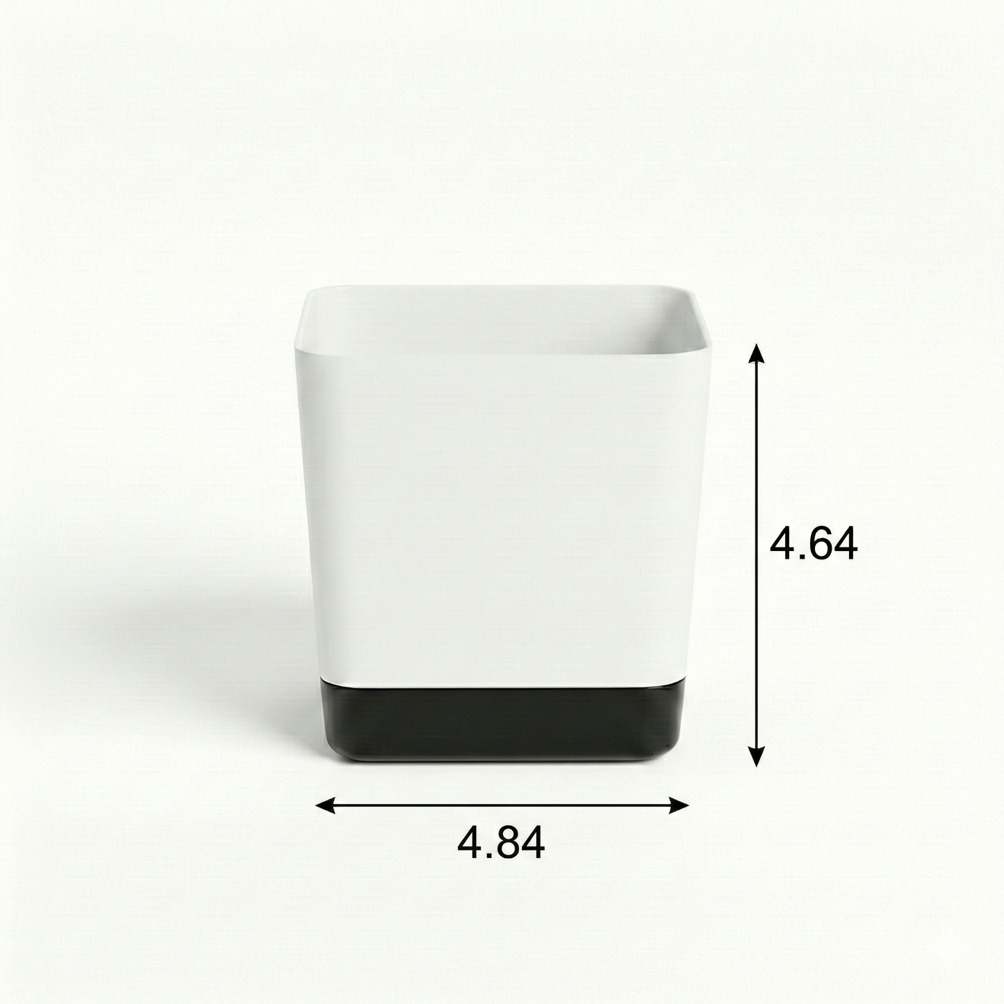 Vista Self-Watering Pots | 5-Pack Modern Planters with Clear Reservoir