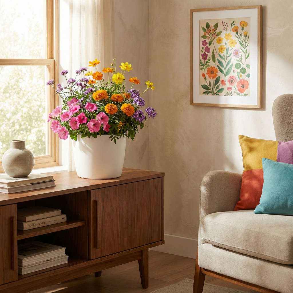 Vista-Flow Self-Watering Planter